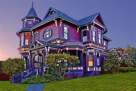 purple house photograph  maria coulson