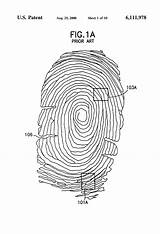 Patents Fingerprint Ridge Processing Drawing Google Patent sketch template