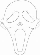 Ghost Face Coloring Pages Color Printable Getcolorings Print sketch template