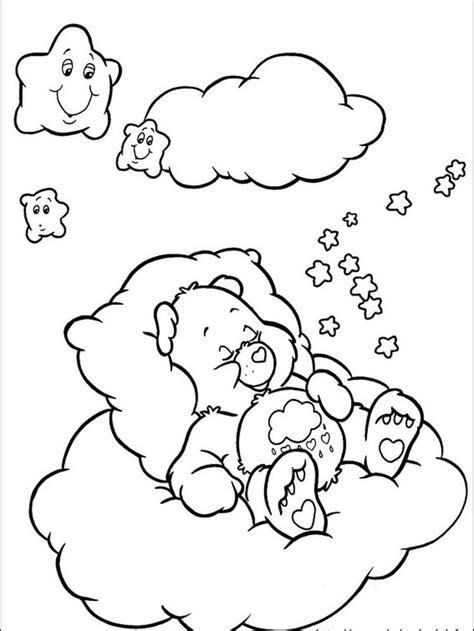 cheer bear care bear coloring pages    collection  care bear