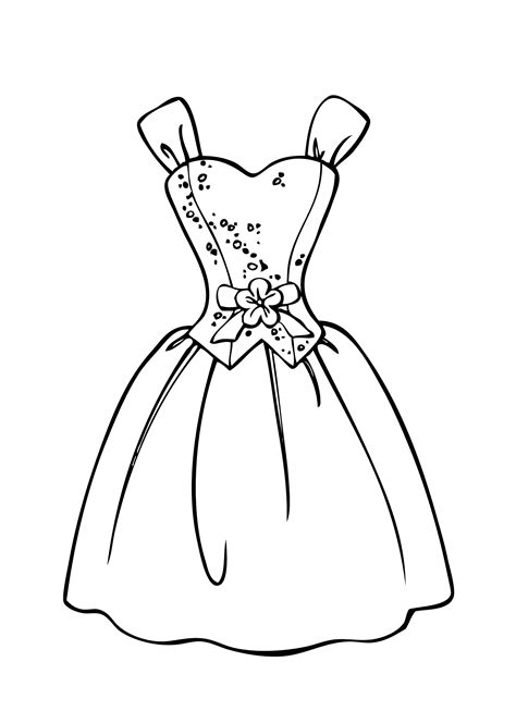 girl   dress coloring page clip art library