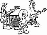 Rock Coloring Pages Roll Band Printable Rehearsal Color Talent Drawing Template Print Australia Supercoloring Got Getcolorings Getdrawings Popular Adult sketch template
