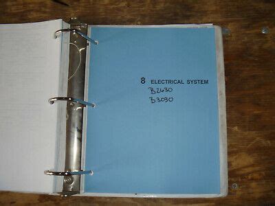 kubota   tractor electrical wiring diagram manual ebay