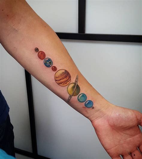 facinating solar system tattoo designs  main origin  symbolism solar system