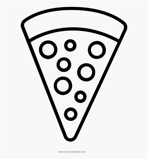 pepperoni pizza coloring page  transparent clipart clipartkey