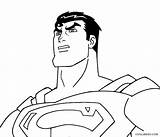 Superman Coloring Pages Face Cool2bkids Printable Kids Drawing Getdrawings sketch template