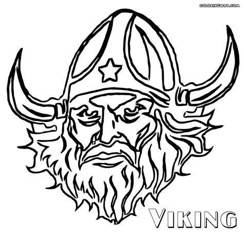 vikings symbol pages coloring pages