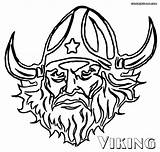 Pages Vikings Coloring Symbol Printable Template sketch template