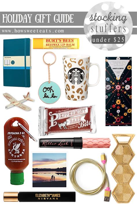 holiday t guide stocking stuffers under 25 how sweet eats