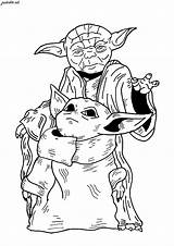 Coloring Yoda Baby Pages Wars Star Adult Movies Popular sketch template