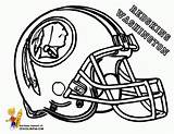 Coloring Helmet Football Nfl Pages Print sketch template