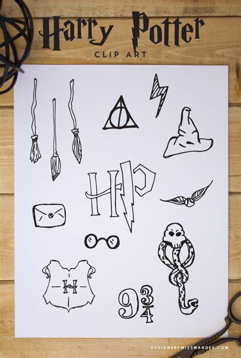 Harry Potter Clip Art Designs By Miss Mandee