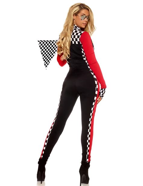 moonight long sleeve sexy uniforms race car driver halloween costumes for women deep v sexy game