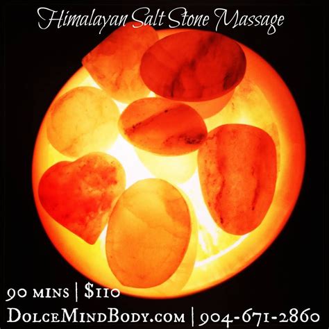 himalayan salt stone massage in st augustine fl