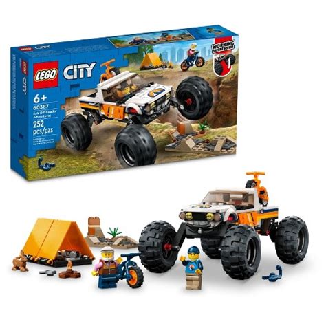 lego city   roader adventures monster truck toy  target
