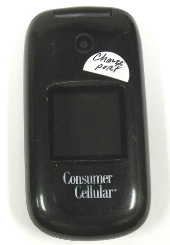 Huawei Envoy U3900 Black Consumer Cellular Flip Phone Ebay