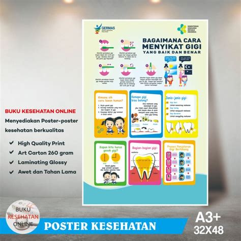 Contoh Poster Kesehatan Gigi Image Sites