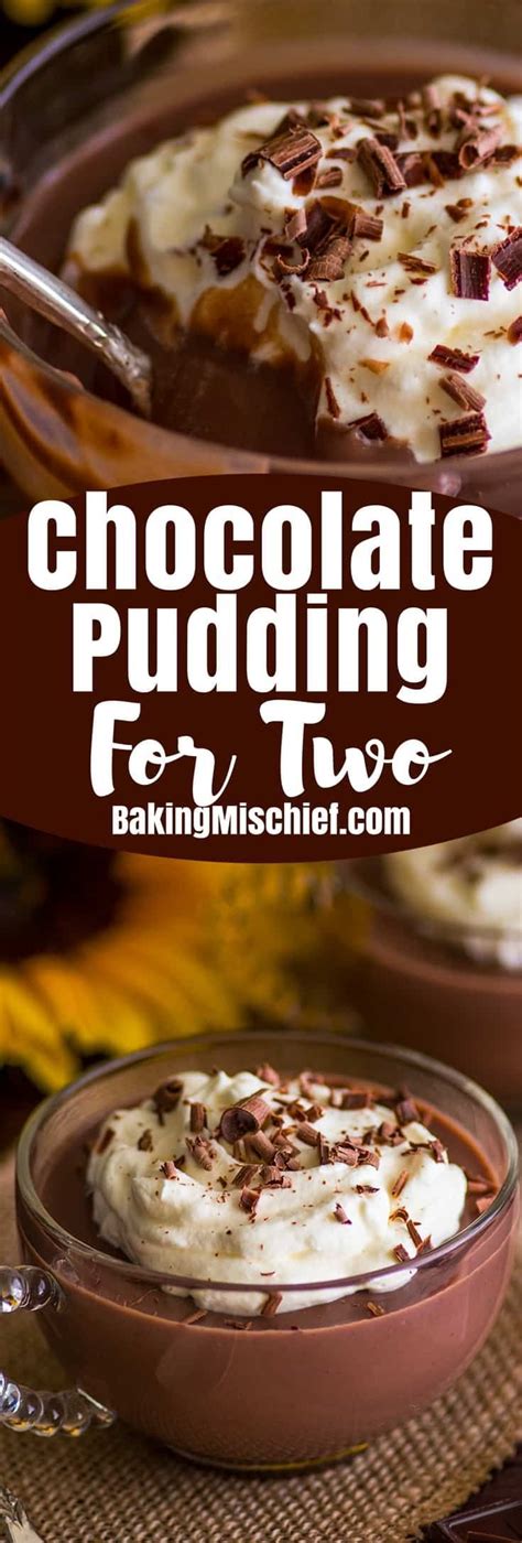 This Chocolate Pudding For Two Is Absolutely Indulgent And