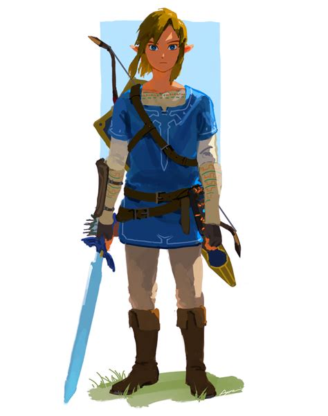 botw link character model  imaginee