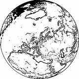 Globe Wecoloringpage Earth sketch template