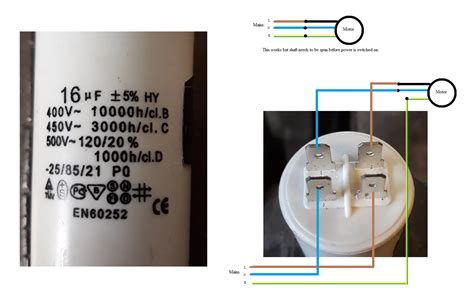 capacitor wiring  ph ind motor mig welding forum