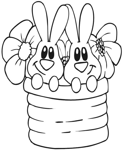 flower pot coloring pages coloring home