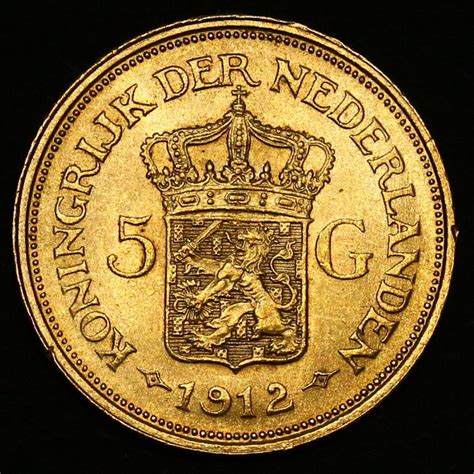 catawiki auctions  netherlands  guilder  wilhelmina gold munten