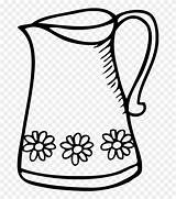 Jug Coloring Clipart Pages Pinclipart Report sketch template