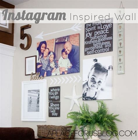 instagram inspired idea   gallery wall love  art  chose