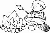 Camping Coloring Pages Camp Printable Fire Kids Campfire Sheets Clipart Colouring Color Grade Gear Clip Rv Fun Marshmallows Print Over sketch template