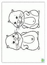 Coloring Dinokids Zhu Coloringdolls Pets sketch template