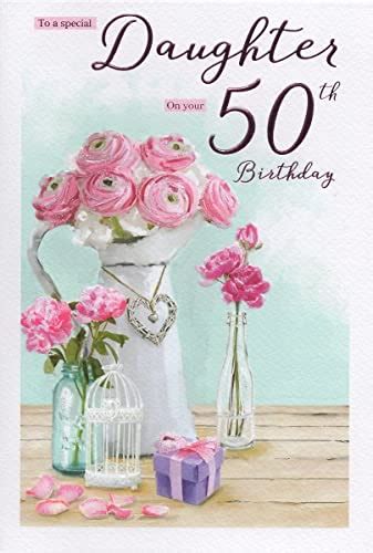 Daughter 50th Birthday Card Uk Kitchen And Home
