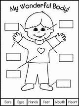 Body Parts Preschool Activities Kindergarten Worksheet Label Worksheets Activity Kids Clipart Coloring Theme Wonderful Pages Printable Crafts Sheet Craft Drawing sketch template