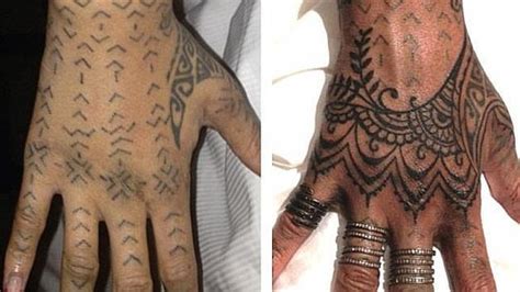 rihanna desplaza a su tatuador habitual 2 400 km para mejorarle un diseño