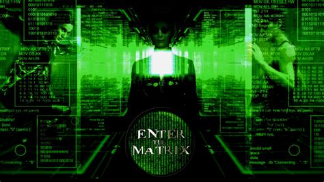 Enter The Matrix Hd Wallpaper Background Image