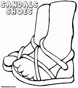 Shoes Coloring Pages Colorings sketch template