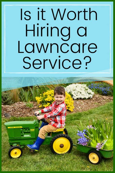 hiring  lawn care service pros cons
