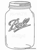 Jars Ball Canning Getdrawings Ballroom Marvelous Fingerprints sketch template