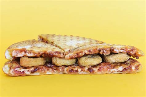 dominos pizza mcdonalds chicken nuggets  nuggadizza scoopnestcom