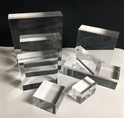 Clear Lucite Acrylic Solid Block 6 Wide X 2 Etsy