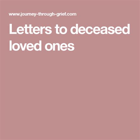 letters  deceased loved   love deceased letters