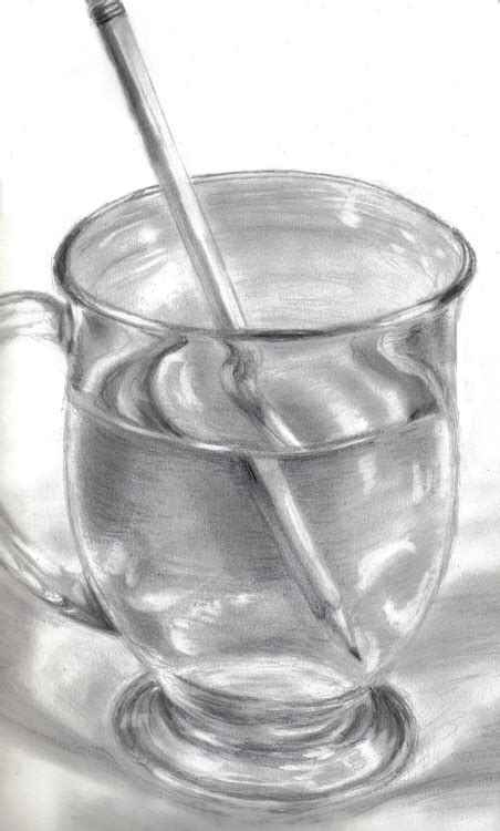 Pencil In A Glass Of Water By Erwyingel On Deviantart