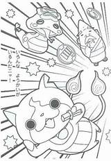 Yo Kai Coloring Youkai Kleurplaten Pages Kids Fun Kleurplaat Print Van sketch template