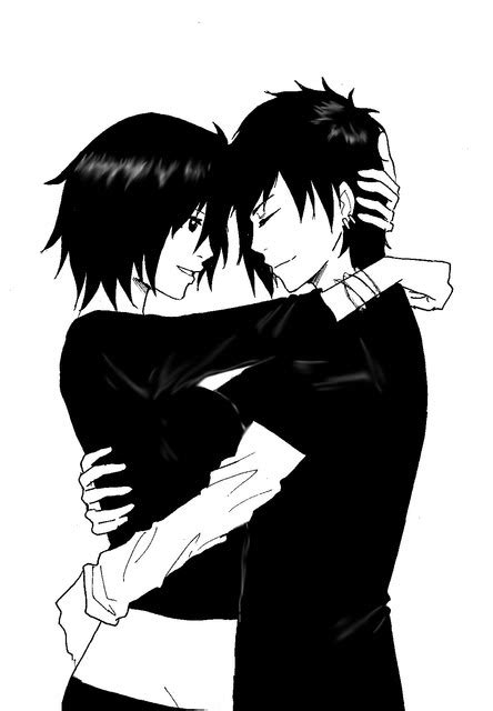 Anime Emo Love Couple By Shadouge106 On Deviantart