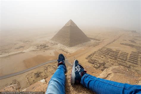 Dizzying Video Shows Teen Who Scaled An Egyptian Pyramid To Snap A