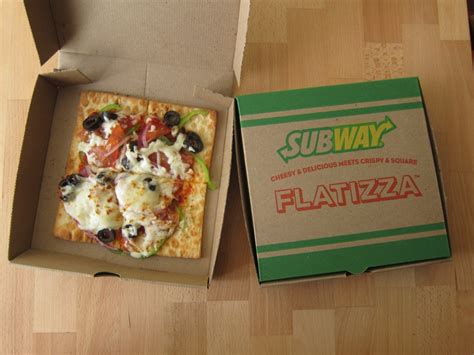 review subway flatizza brand eating