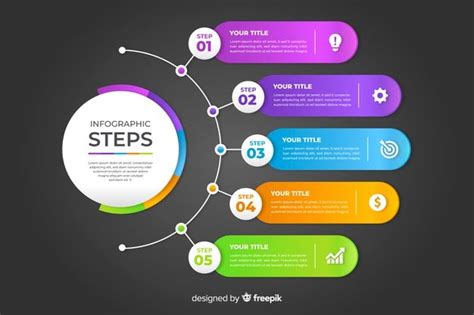 professional steps infographic    infographic templates infographic