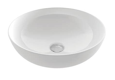fino round 379 above counter basin gloss white farmhouse sinks