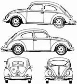 Beetle Car Coloring Designing Pages Vw Volkswagen Tocolor Color Drawing Choisir Tableau Un sketch template