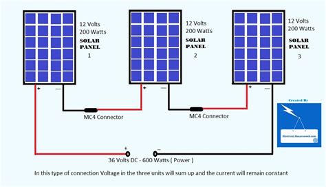 solar panel wiring diagram series  parallel solar panels series  parallel